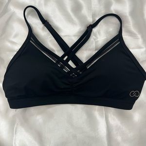 Calia black bikini top